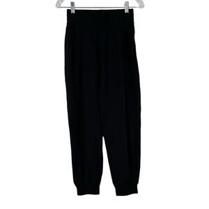 Halara High Waisted Casual Jogger Pants Black Small NWT
